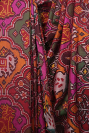 Multicolour Rajkot Patola Silk Saree - SRMRPSS661