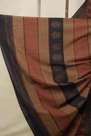 Maroon HBP Cotton Saree - SRMCS3122