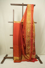 Orange Rajkot Patola Silk Saree - SRORPSS652