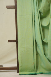 Mint Green Bengal Mul Cotton Saree - SRMGBMCS070