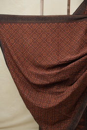 Maroon HBP Cotton Saree - SRMCS3122