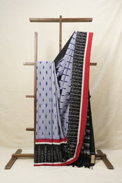 Blue Pochampalli Cotton Ikat Saree - SRBPCIS439