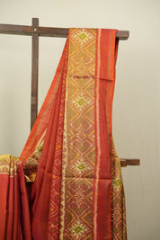 Orange Rajkot Patola Silk Saree - SRORPSS652