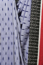 Blue Pochampalli Cotton Ikat Saree - SRBPCIS439