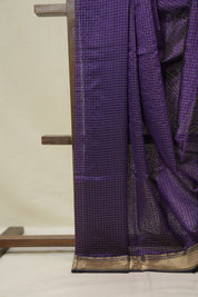 Purple Maheshwari Saree - SRPMS1135