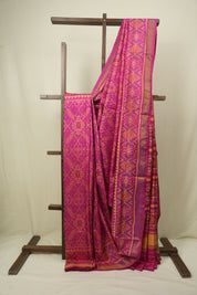 Pink Rajkot Patola Silk Saree - SRPRPSS646