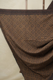 Coffee Brown HBP Cotton Saree - SRCBCS3121
