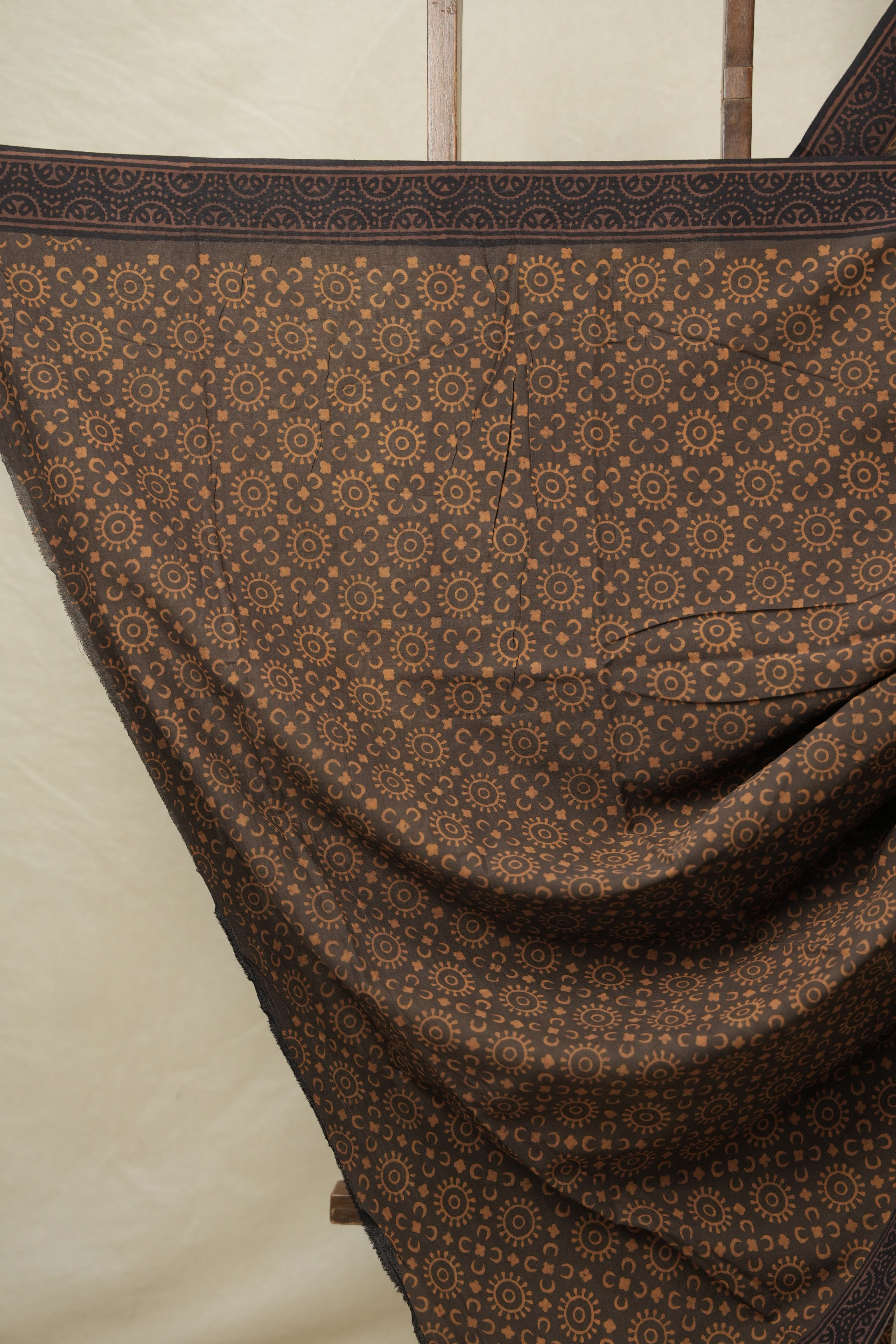 Coffee Brown HBP Cotton Saree - SRCBCS3121