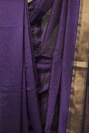 Purple Maheshwari Saree - SRPMS1135