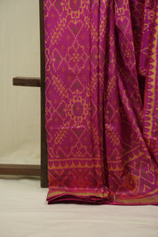 Pink Rajkot Patola Silk Saree - SRPRPSS646