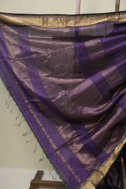 Purple Maheshwari Saree - SRPMS1135