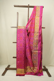 Rani Pink Rajkot Patola Silk Saree - SRRPRPSS648
