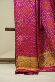 Rani Pink Rajkot Patola Silk Saree - SRRPRPSS648