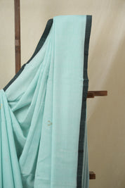 Aqua Bengal Mul Cotton Saree - SRABMCS071