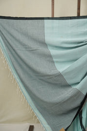 Aqua Bengal Mul Cotton Saree - SRABMCS071