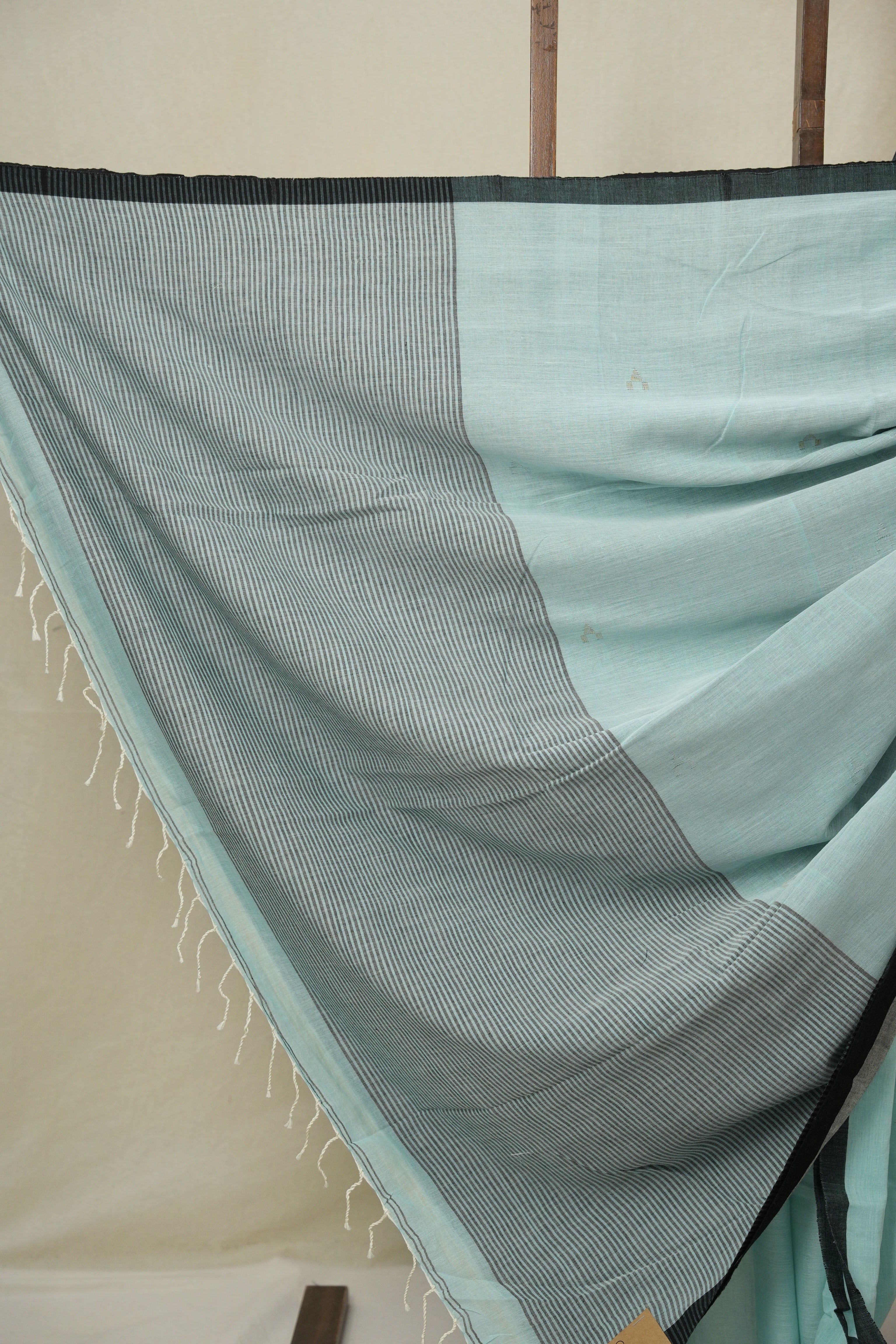 Aqua Bengal Mul Cotton Saree - SRABMCS071