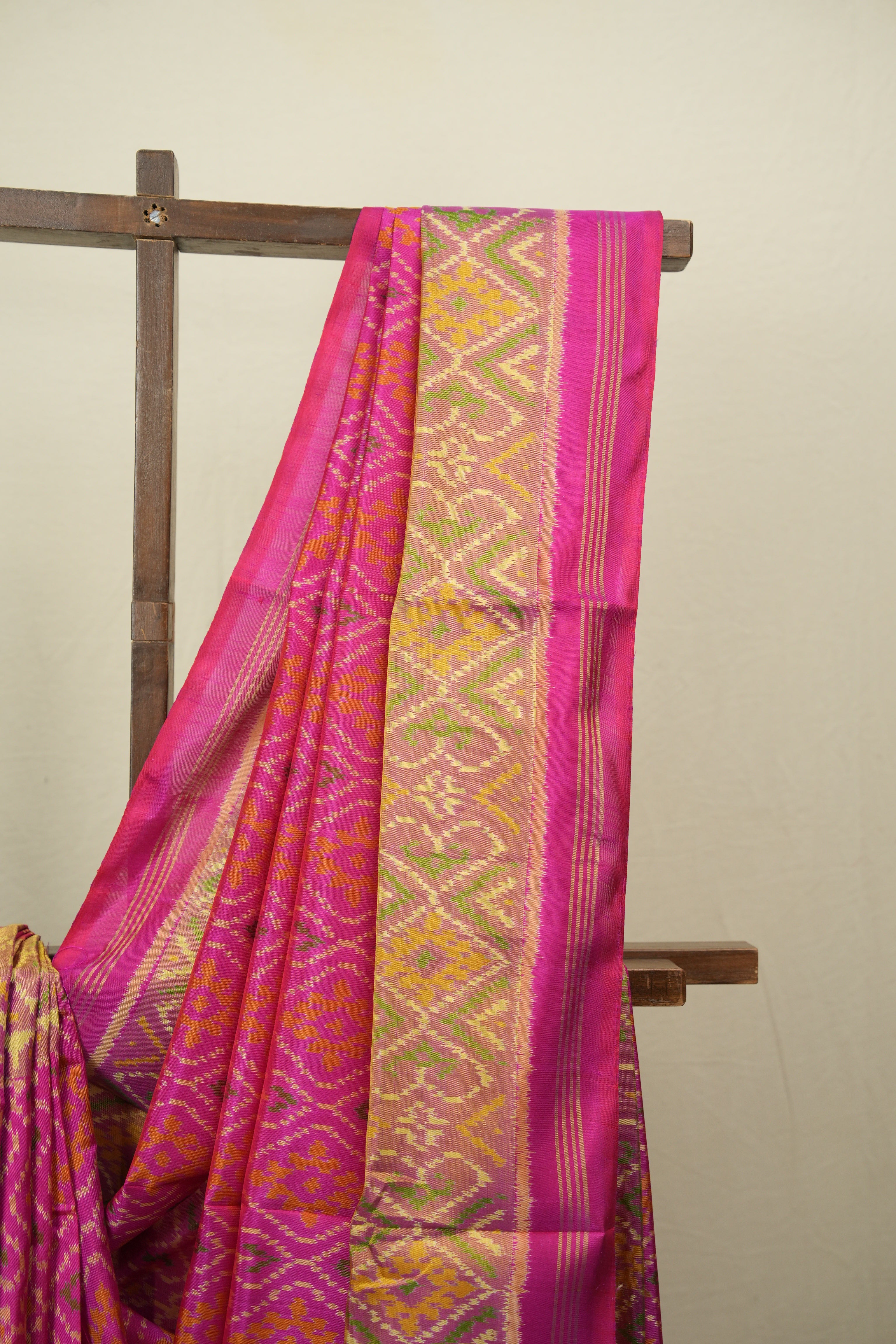 Rani Pink Rajkot Patola Silk Saree - SRRPRPSS648