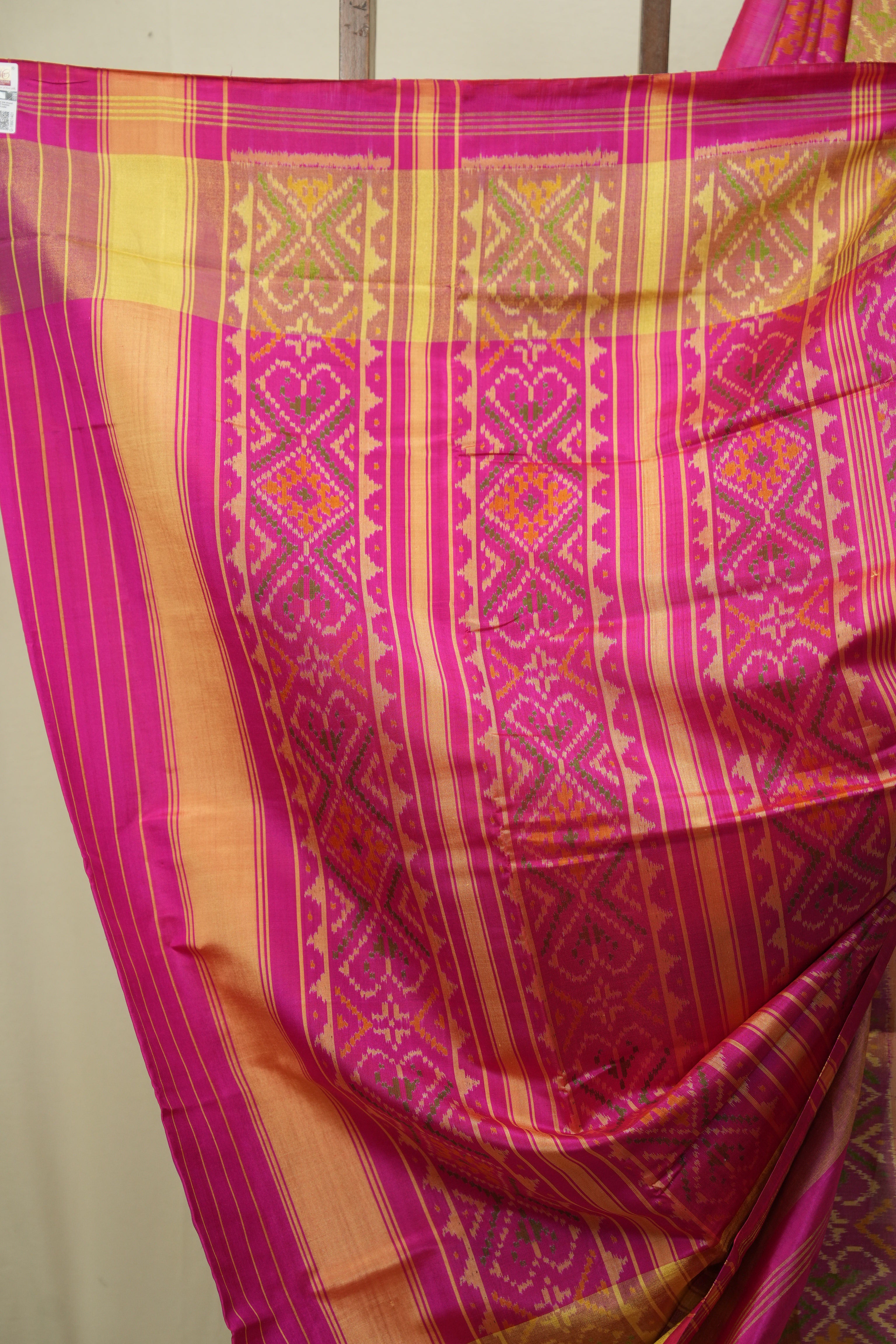 Rani Pink Rajkot Patola Silk Saree - SRRPRPSS648