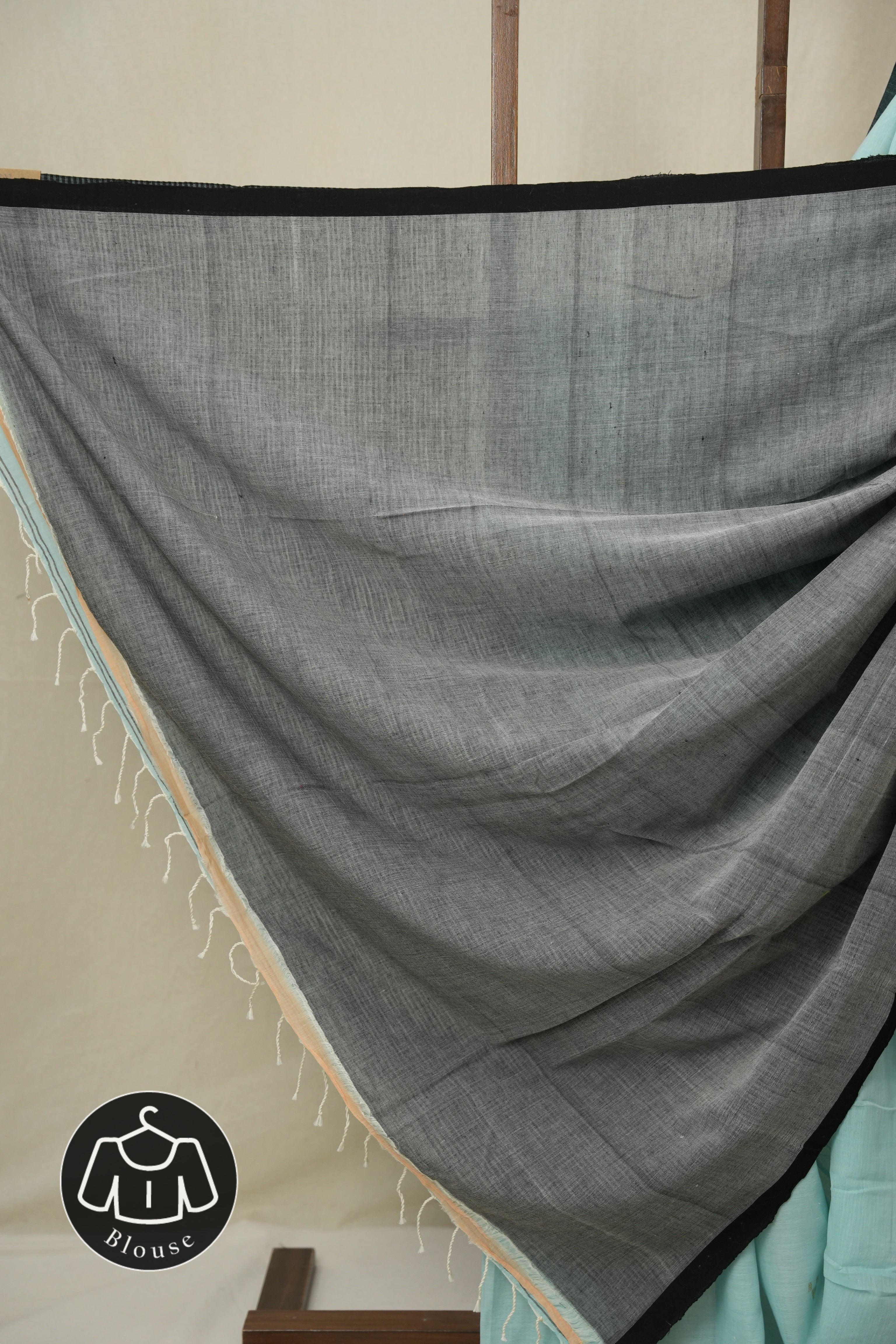 Aqua Bengal Mul Cotton Saree - SRABMCS071