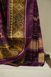 Magenta Rajkot Patola Silk Saree - SRMRPSS645