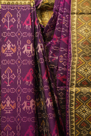 Magenta Rajkot Patola Silk Saree - SRMRPSS645