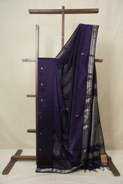 Purple Maheshwari Saree - SRPMS1142