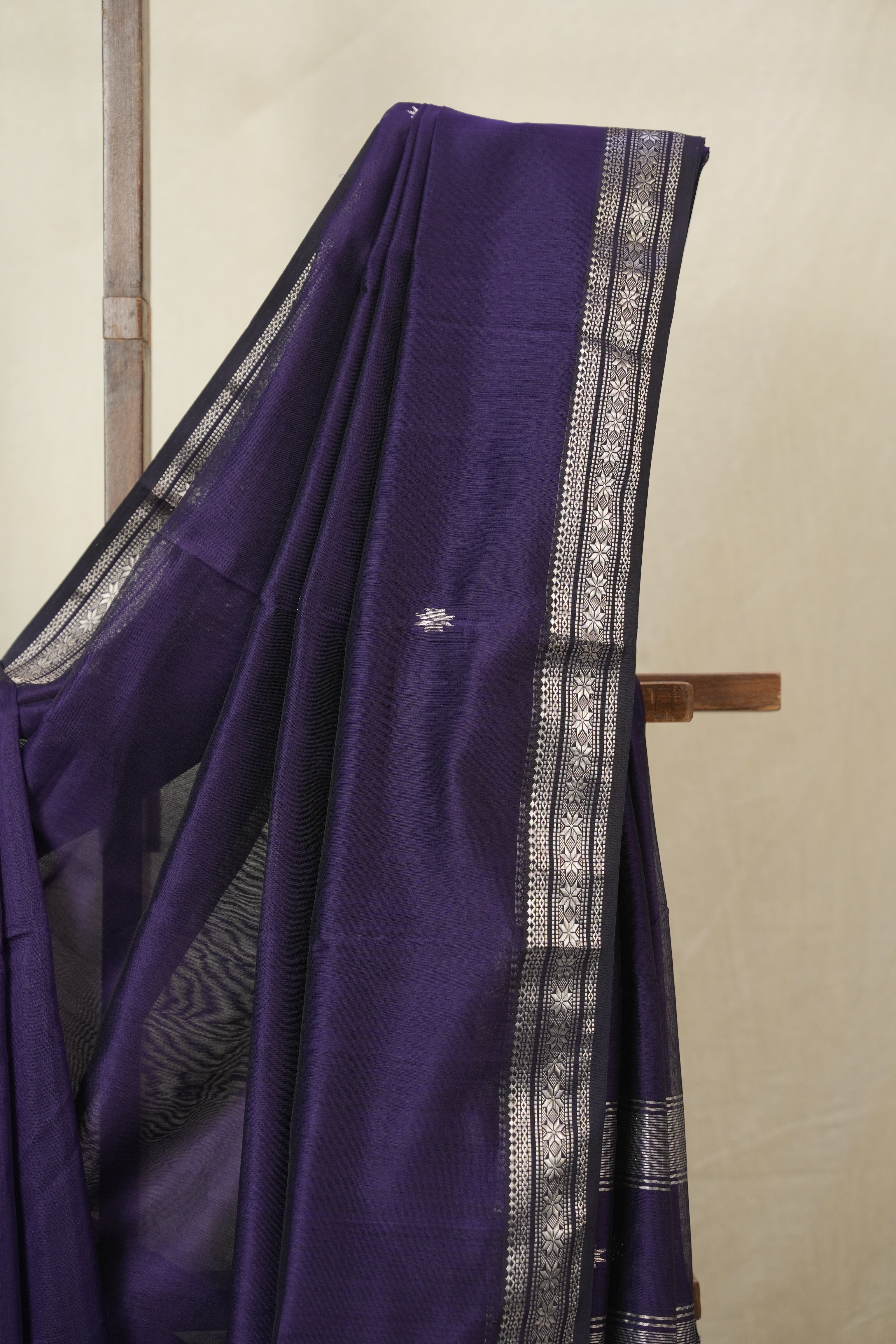 Purple Maheshwari Saree - SRPMS1142