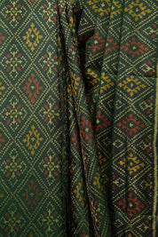 Green Rajkot Patola Silk Saree - SRGRPSS647