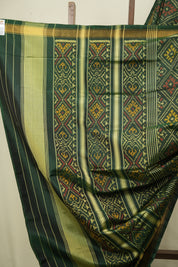 Green Rajkot Patola Silk Saree - SRGRPSS647