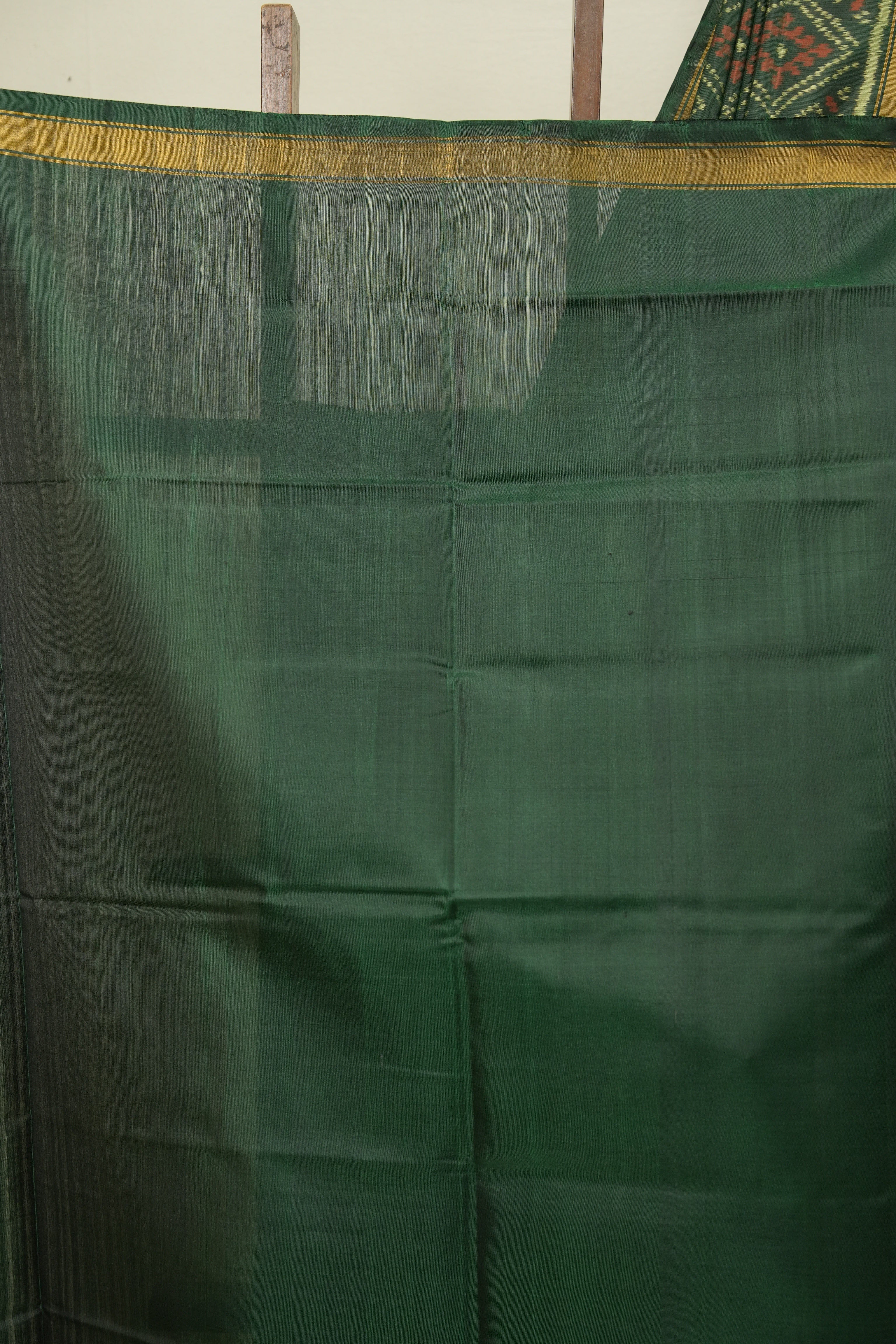 Green Rajkot Patola Silk Saree - SRGRPSS647
