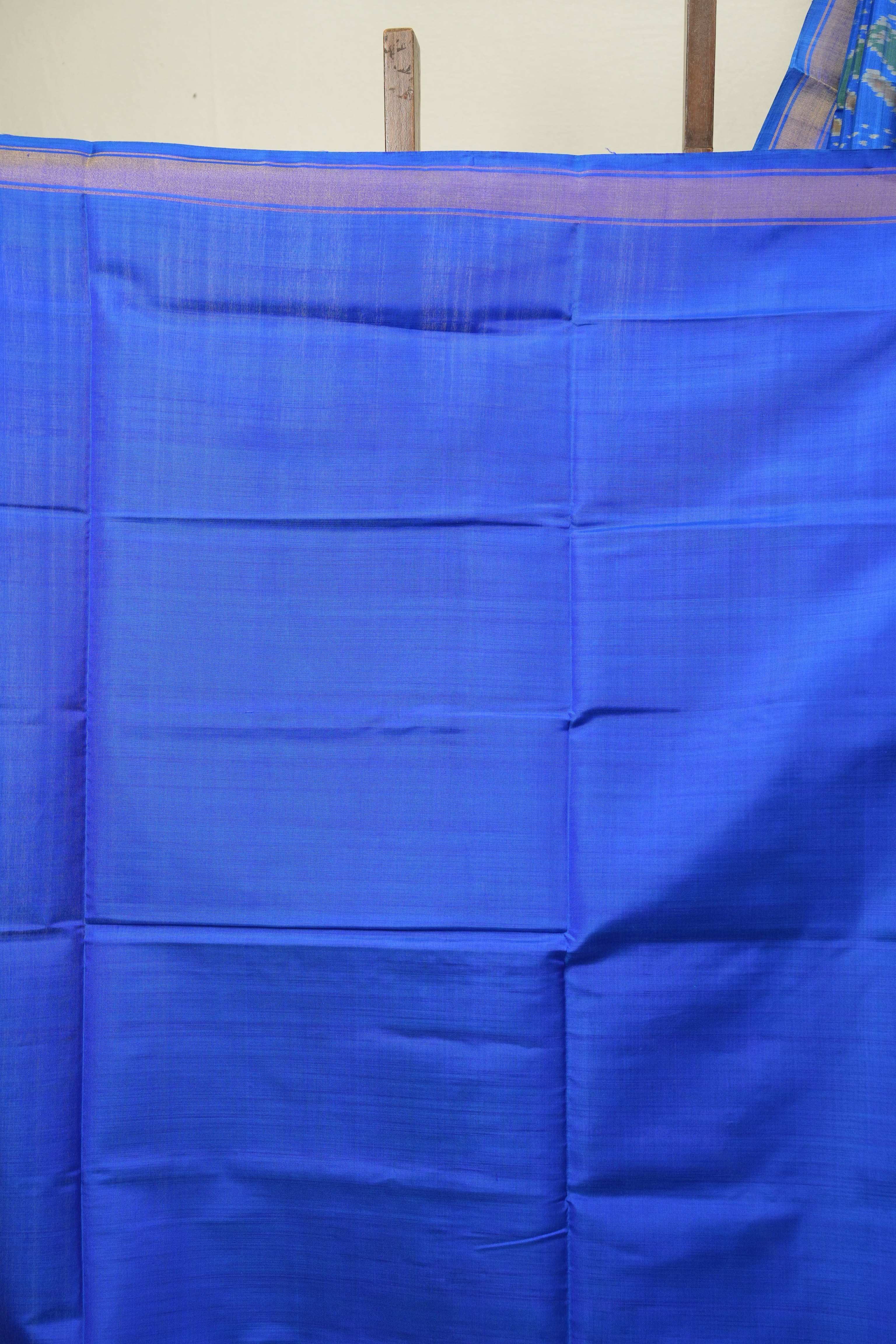 Blue Rajkot Patola Silk Saree - SRBRPSS650