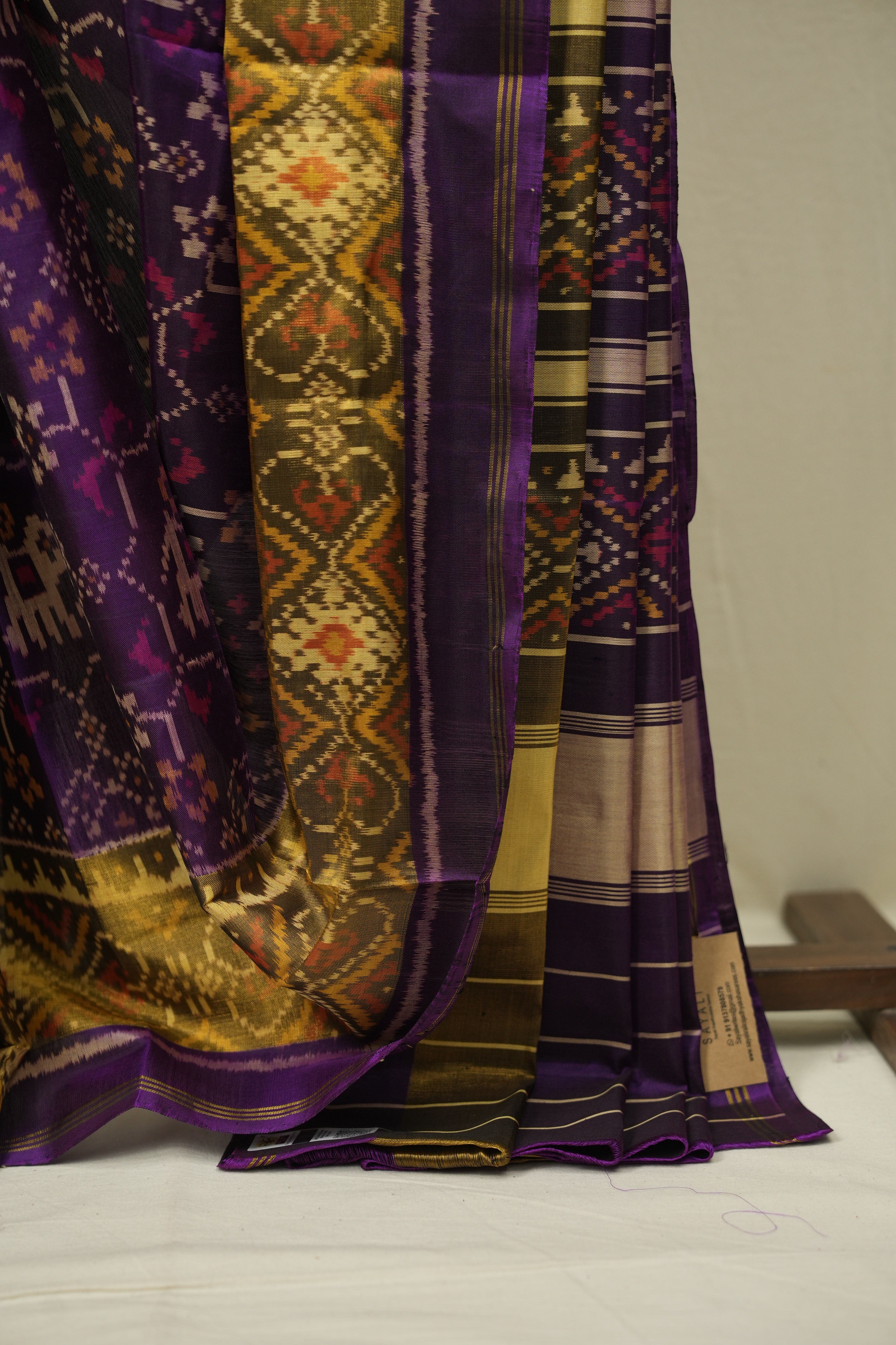 Purple Rajkot Patola Silk Saree - SRPRPSS657