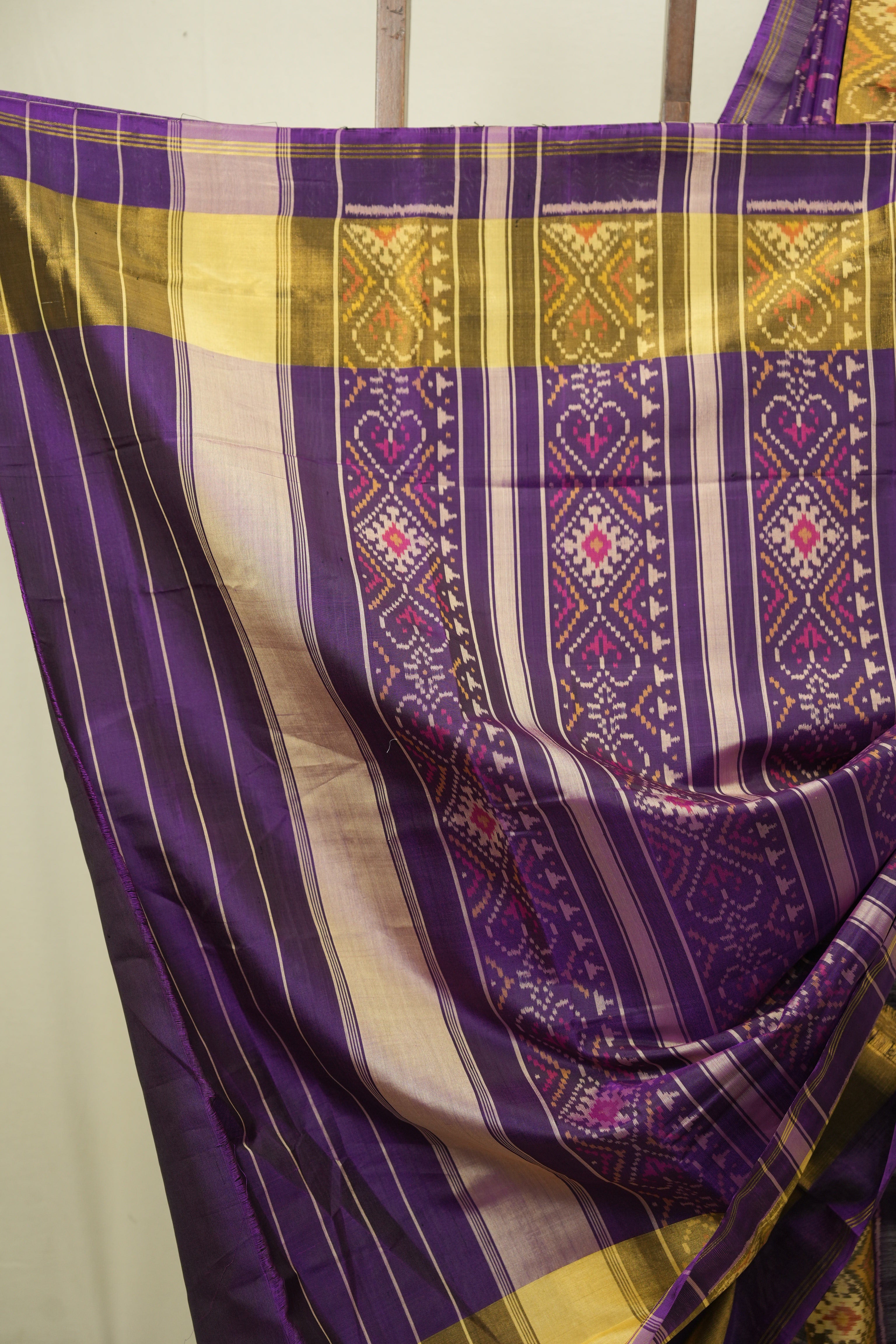 Purple Rajkot Patola Silk Saree - SRPRPSS657