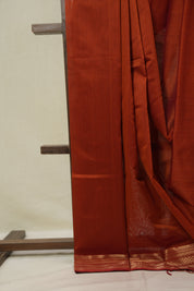 Orange Maheshwari Saree - SROMS1146