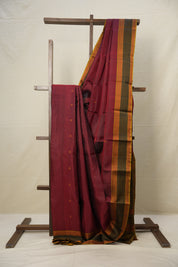 Maroon Kanjivaram Silk Saree - SRMKSS961