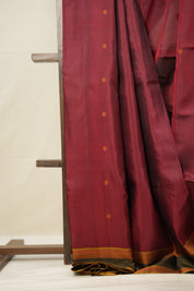 Maroon Kanjivaram Silk Saree - SRMKSS961
