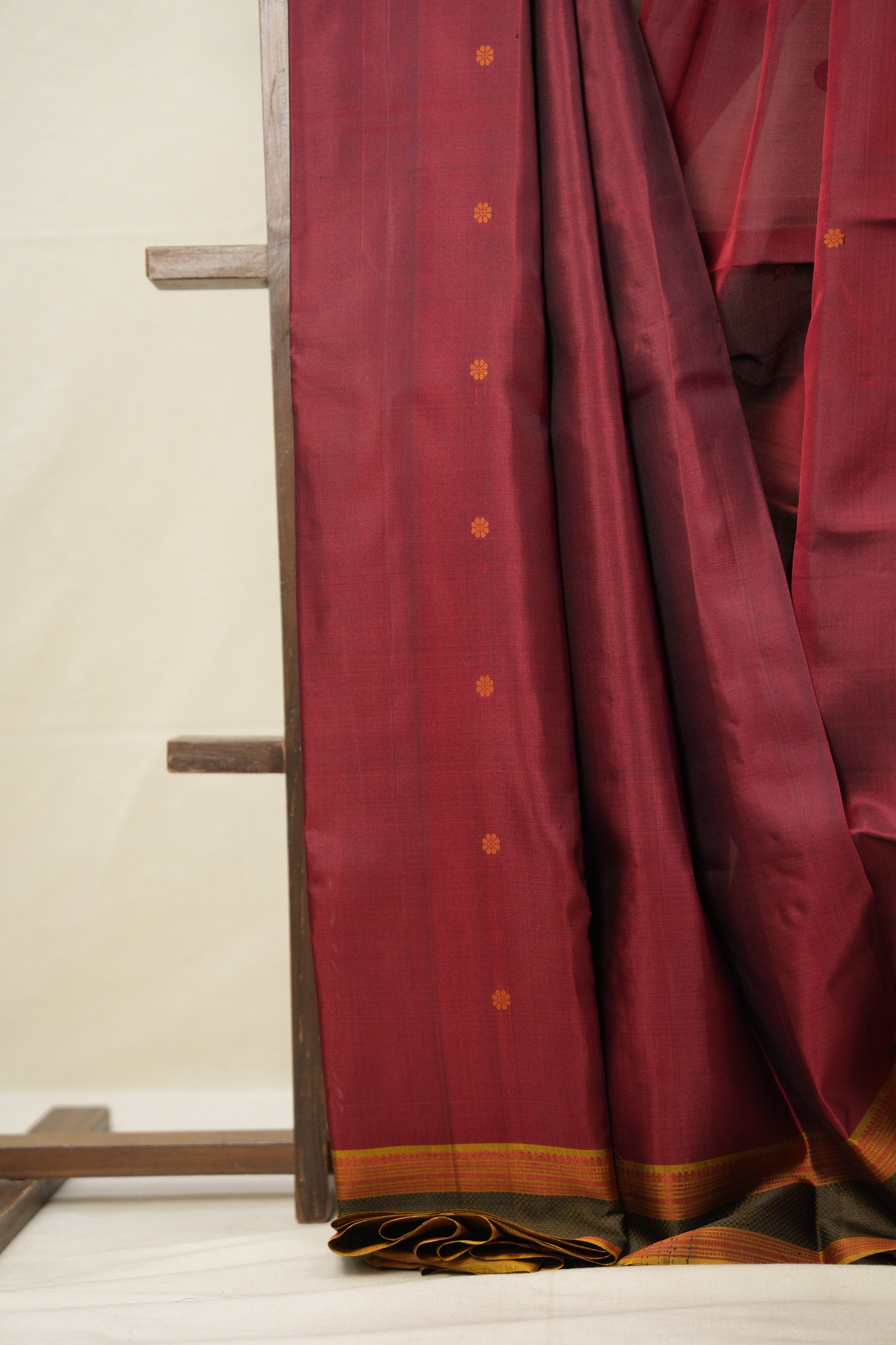 Maroon Kanjivaram Silk Saree - SRMKSS961