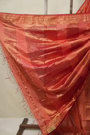 Peach Maheshwari Saree - SRPMS1147