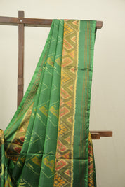 Parrot Green Rajkot Patola Silk Saree - SRPGRPSS644