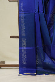 Blue Maheshwari Saree - SRBMS1160