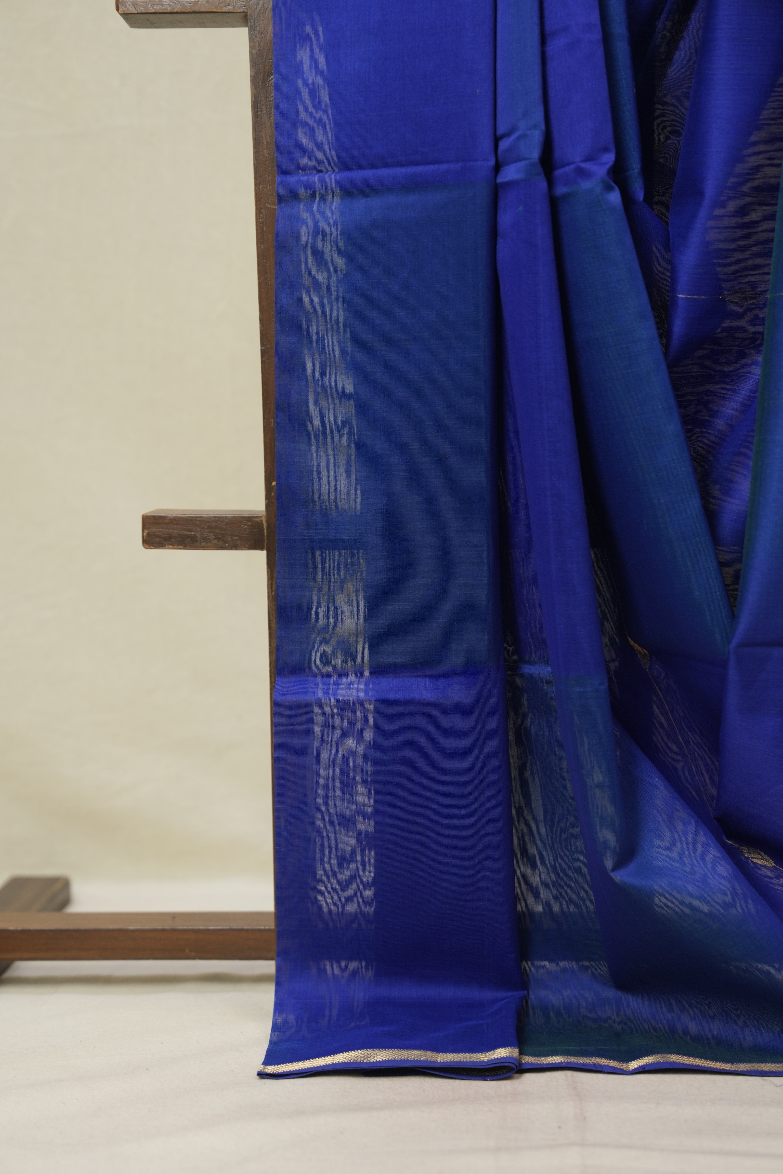 Blue Maheshwari Saree - SRBMS1160