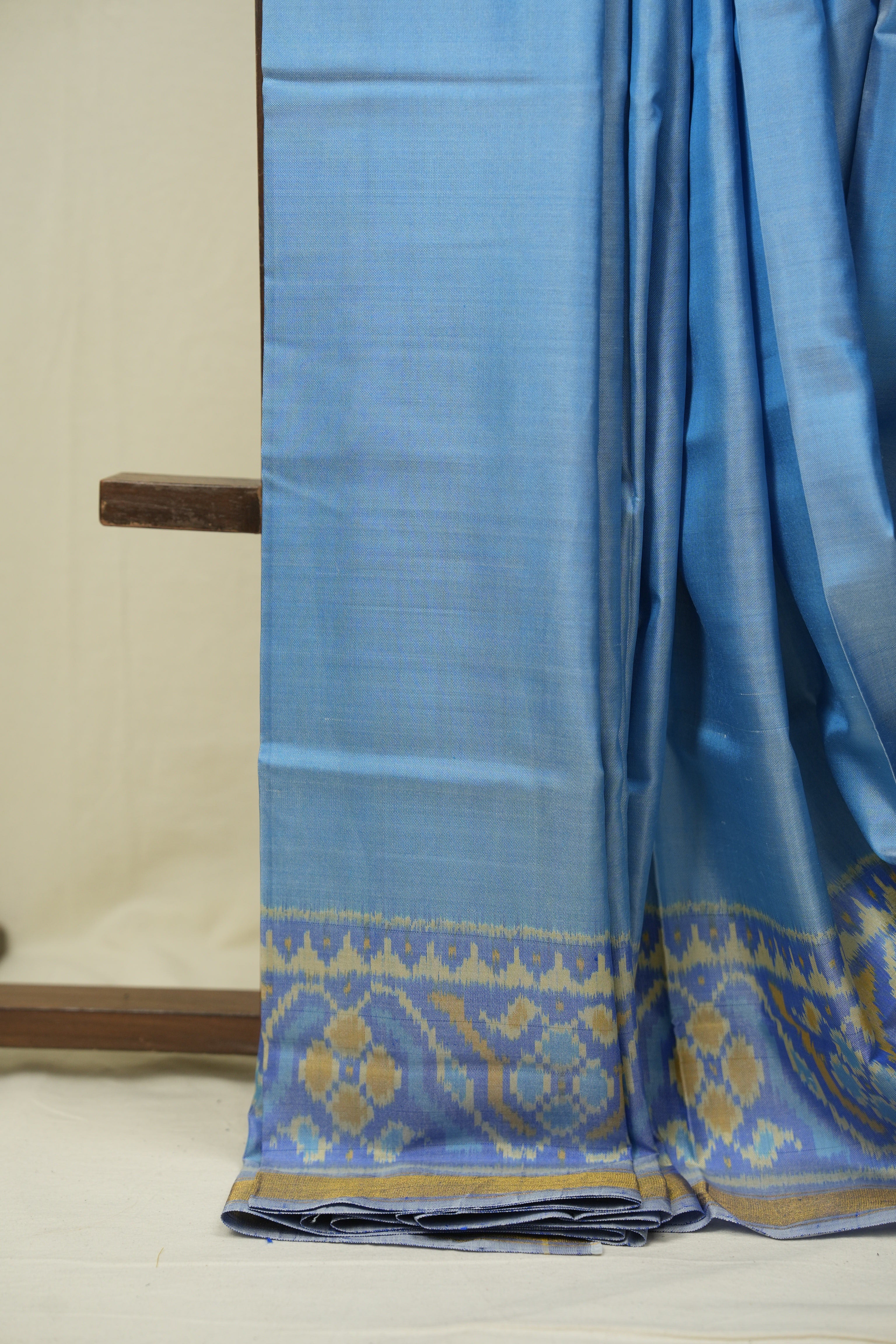 Light Blue Rajkot Patola Silk Saree - SRLBRPSS654