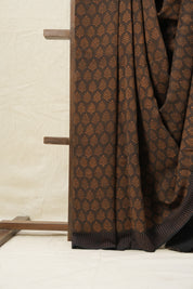 Brown HBP Modal Silk Saree - SRBMSS260