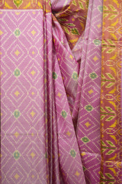 Light Pink Rajkot Patola Silk Saree - SRLPRPSS651