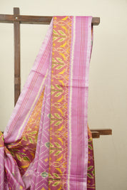 Light Pink Rajkot Patola Silk Saree - SRLPRPSS651