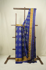 Royal Blue Rajkot Patola Silk Saree - SRRBRPSS636