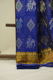 Royal Blue Rajkot Patola Silk Saree - SRRBRPSS636