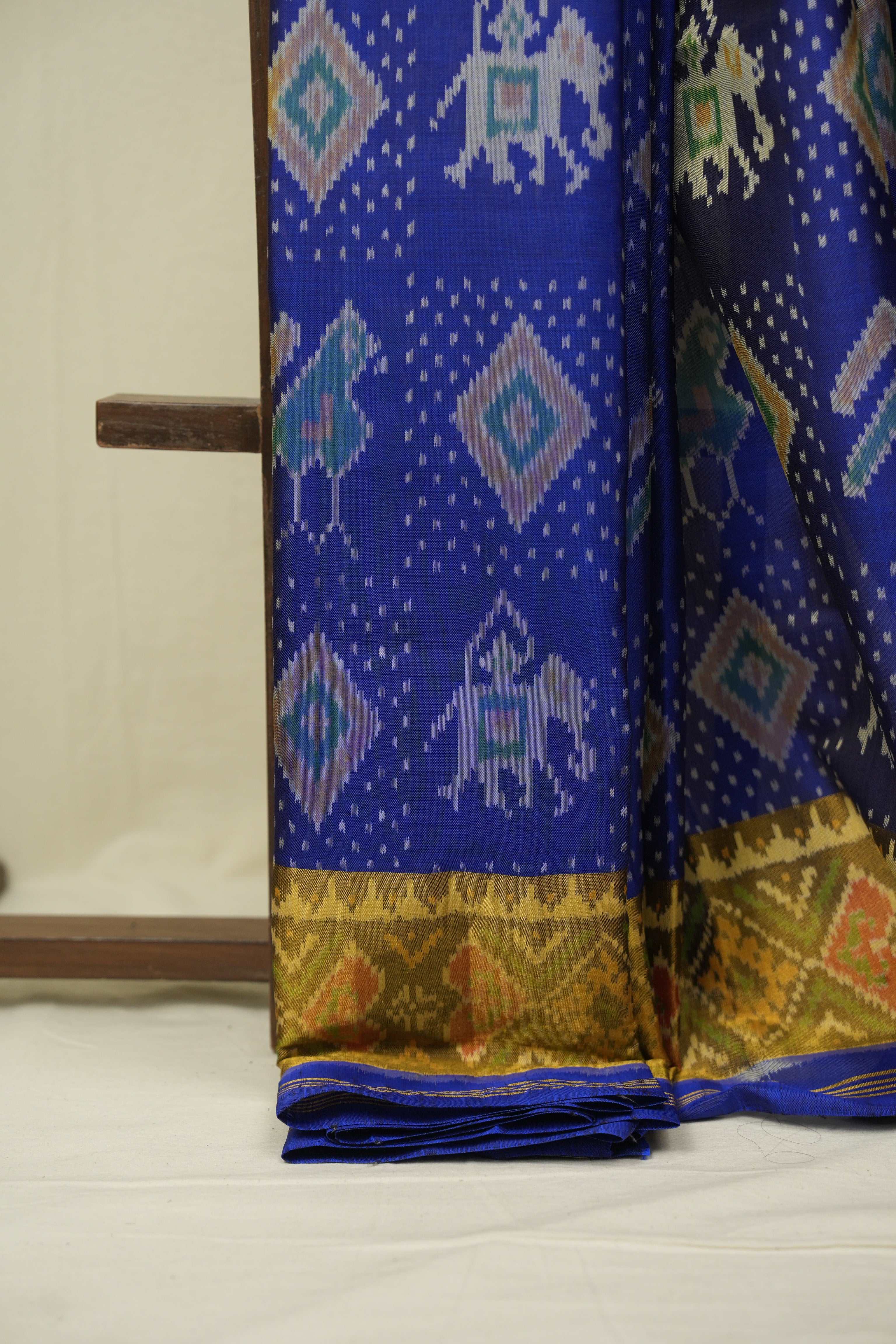 Royal Blue Rajkot Patola Silk Saree - SRRBRPSS636