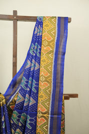Royal Blue Rajkot Patola Silk Saree - SRRBRPSS636