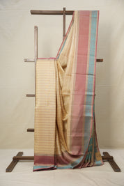 Beige Kanjivaram Silk Sarees-SRBKSS946